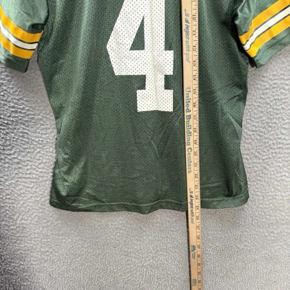 Vintage Green Bay Packers‎ Jersey Youth Medium Green Brett Favre #4 Nike 90s Y2K